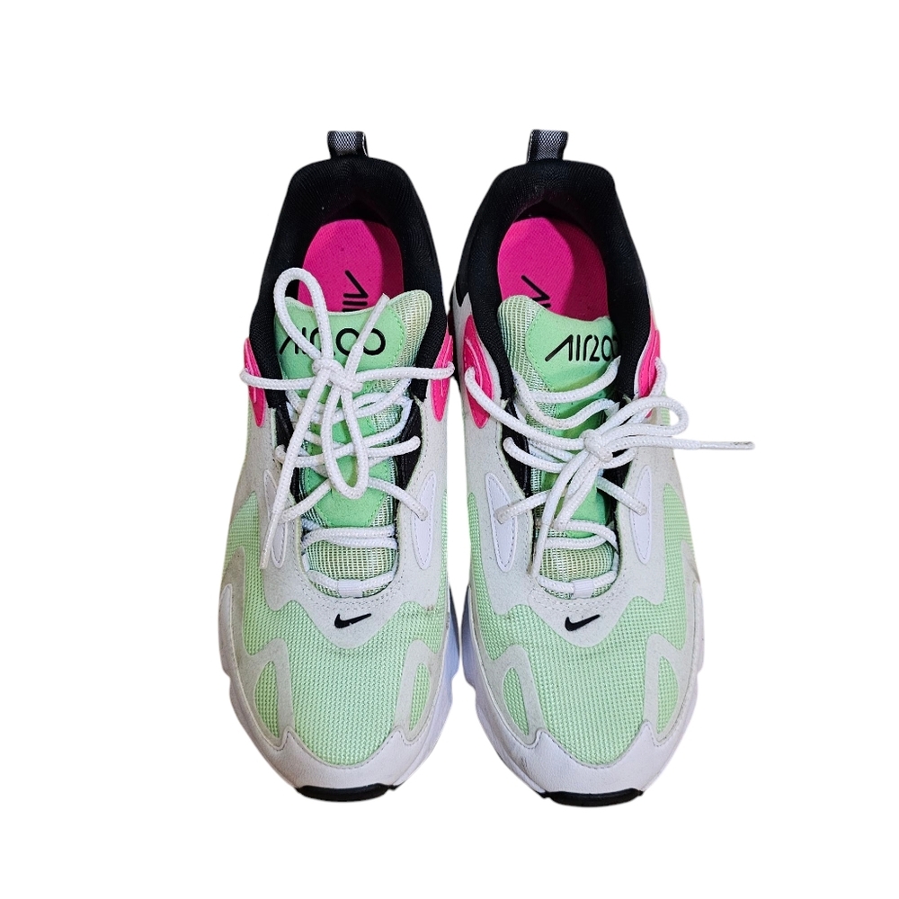 Nike Air Max 200 "Watermelon" Women's Shoes White-Black-Hyper Pink Sz 9